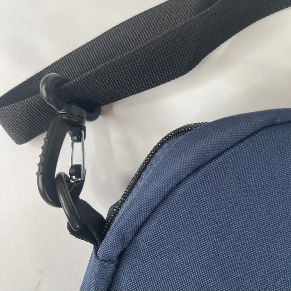 Poler Navy Round Shoulder Bag